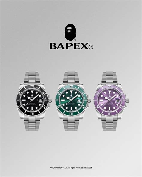 did Bape collab with Rolex